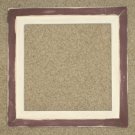 6X6 Faux Double picture frame dark red & white