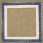 6X6 Faux Double picture frame dark royal blue & white