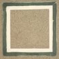 6X6 Faux Double picture frame forest green & white