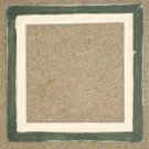 8X8 Faux Double picture frame forest green & white