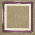6X6 Faux Double picture frame purple & white