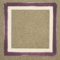6X6 Faux Double picture frame purple & white