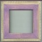 5X5 Montana style picture frame lavender & white
