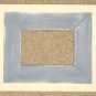 ACEO HAND MADE WOOD PICTURE FRAME 2½X3½ BLUE/WHITE