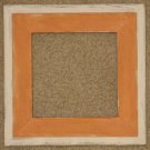 5X5 Montana style picture frame orange & white