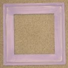 6x6 Montana style picture frame lavender over white