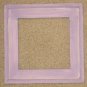 6x6 Montana style picture frame lavender over white