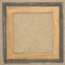 8X8 Faux Double picture frame orange & black