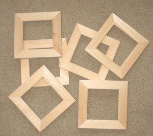 unfinished picture frames