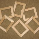 ACEO PICTURE FRAMES (6) Unfinished in 2.5 x 3.5 size
