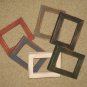 ACEO FRAMES (6) primitive distressed in 2.5 x 3.5 size