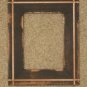 PRIMITIVE GROOVED WOOD PICTURE FRAME BLACK