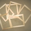 6 UNFINISHED 8x10 WOOD PICTURE FRAMES top quality