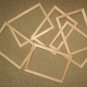 6 UNFINISHED 5X7 PICTURE FRAMES NARROW ½" MOLDING NO KNOTS
