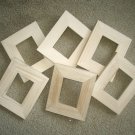 ACEO (wallet size) picture frames (3) Unfinished 2½x3½