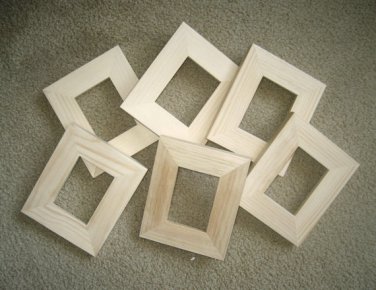 ACEO (wallet size) picture frames (3) Unfinished 2&Acirc;&frac12;x3&Acirc;&frac12;