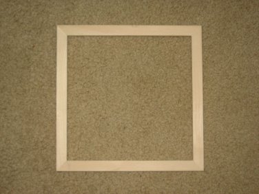 Unfinished 8x8 picture frame