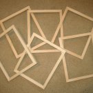 Picture frames 6 unfinished 8x10 or 8x8's in a 5/8" wide moulding