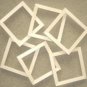 Picture frames 6 unfinished 4x4's in a 5/8" wide moulding