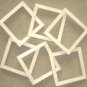Picture frames 6 unfinished 6x6's in a 5/8" wide moulding