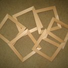 Picture frames 6 unfinished 4x4's in a 1" wide moulding