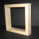 Shadow box frame unfinished  Open face