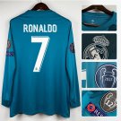 Real Madrid 2017 2018 RONALDO 7 Shirt Jersey Away Retor Soccer Shirt Men 17/18