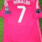 Real Madrid 2014 2015 RONALDO 7 Shirt Jersey Away Retor Soccer Shirt Men 14/15