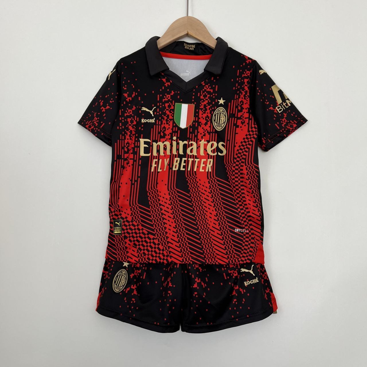 AC Milan Shirt Jersey Kids Specia Edition 23/24 Soccer Shirt Shirt Jersey Kids