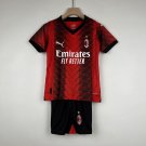 AC Milan Shirt Jersey Kids Home 23/24 Soccer Shirt Shirt Jersey Kids