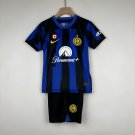 Inter Milan Shirt Jersey Kids Home 23/24 Soccer Shirt Shirt Jersey Kids