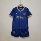 Manchester City Shirt Jersey Kids Away 23/24 Soccer Shirt Kids Shirt Jersey