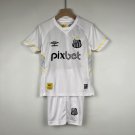 Santos Shirt Jersey Kids Away 23/24 Soccer Shirt Kids Shirt Jersey