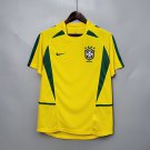 Brazil 2002 Shirt Jersey Home Retor Soccer Shirt Men's Shirt Jersey Retro Shirt Jersey Football