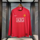 Manchester United 2007/08 M-U Home Retro Jersey Soccer Shirt Men's Jersey Retro Jersey Football