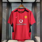 Manchester United 2002/04 M-U Home Retro Jersey Soccer Shirt Men's Jersey Retro Jersey Football