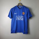 Manchester United 2007/08 M-U Away Retor Soccer Shirt Men's Shirt Jersey Retro Shirt Jersey Football