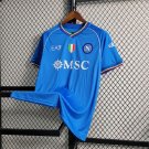 Napoli 23/24 Home Shirt Jersey Napoli Shirt Soccer Men's