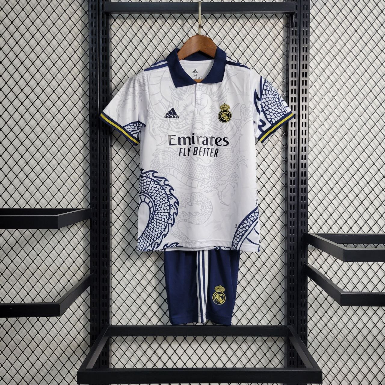 Real Madrid Dragon Shirt Jersey Kids Home 23/24 Youths Shirt Kids
