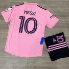 Miami Kids 23/24 Messi Home Soccer Shirt Kids Shirt Jersey
