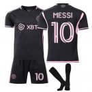 Miami Kids 23/24 Messi Away Youths Shirt Kids Shirt Jersey