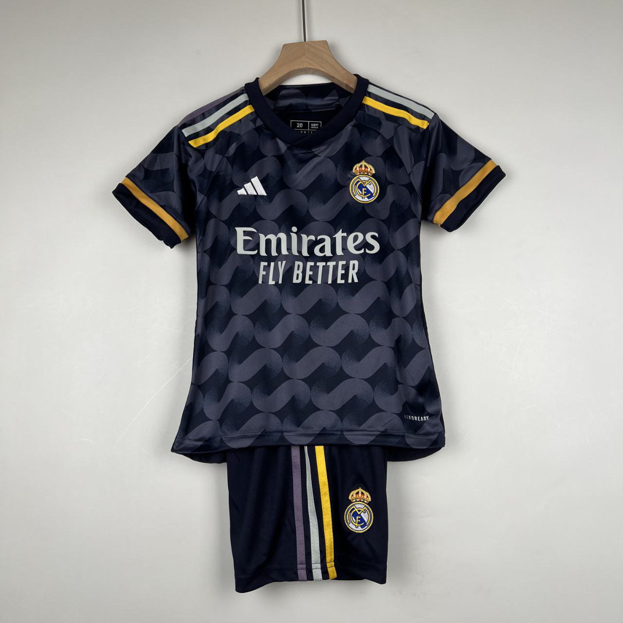 Real Madrid VINI JR 7 Kids Away 23/24 Soccer Shirt Kids Shirt Jersey