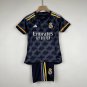 23/24 Real Madrid VINI JR 7 Kids Kit Away Soccer Shirt