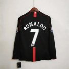 Manchester United 2007/08 Retro Jersey Jersey RONALDO 7 Away New Soccer Jersey 07/08