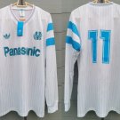 Marseille Retro Shirt Jersey Shirt Jersey 11 Home New Soccer Shirt Jersey Marseille