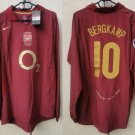 Arsenal 2006 Retro Shirt Jersey Shirt Jersey BERGKAMP 10 Home New Soccer Shirt Jersey