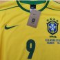 Brazil 1998 Retro Shirt Jersey Shirt Jersey RONALDO 9 Home New Soccer Shirt Jersey Brazil