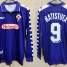 Fiorentina 1998 Retro Shirt Jersey BATISTUTA 9 Home