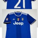 Juventus 2016/17 Retro Shirt Jersey Shirt Jersey DYBALA 21 Away New Soccer Shirt Jersey