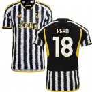 Juventus Shirt Jersey KEAN 18 Home New 23/24 Soccer Shirt Jersey